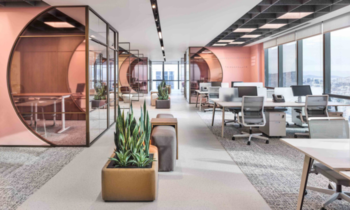 上海辦公室裝修公司設計師辦公區