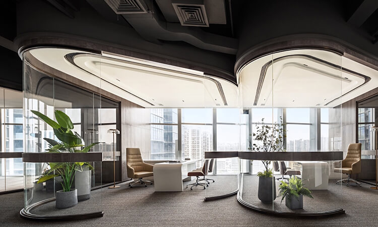 上?，F代輕奢辦公室設計風格