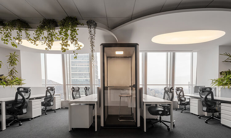 優雅的室內辦公室環境 優雅的室內辦公室環境