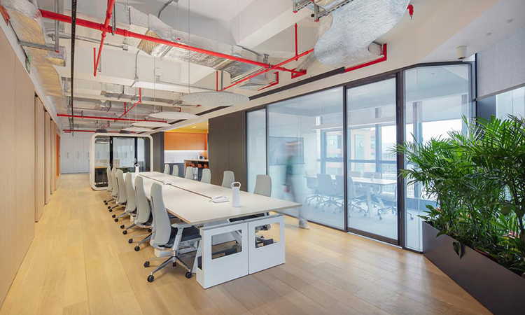 現代風木地板辦公室 現代風木地板辦公室