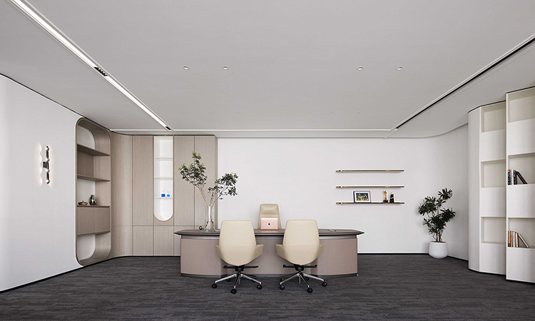 小型辦公室員工區(qū)裝修設(shè)計