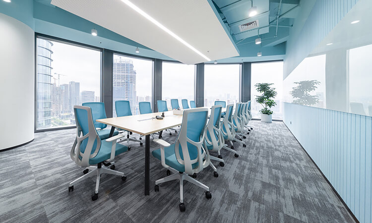 辦公室裝修施工現場后期